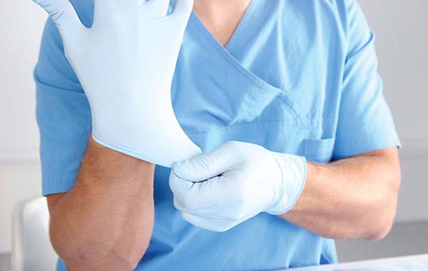 powder free surgical gloves broward county